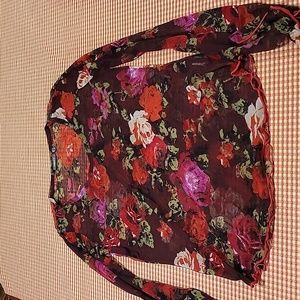 Sheer Floral Shirt